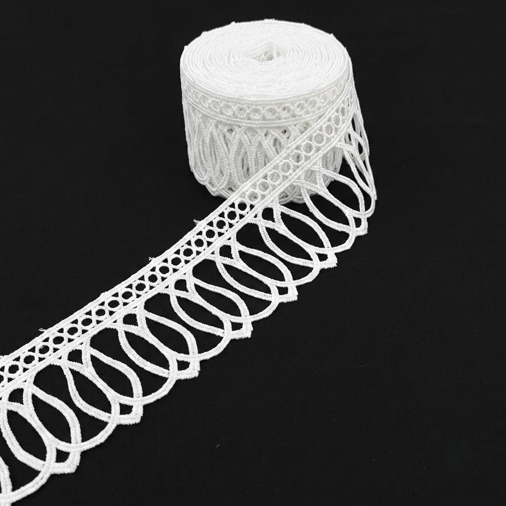 Off-White Loop Drop Chemical Lace - 5 mtr