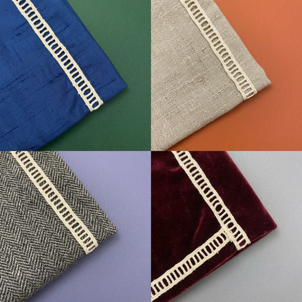 Natural Ladder Chemical Cotton Lace - 25 mtr