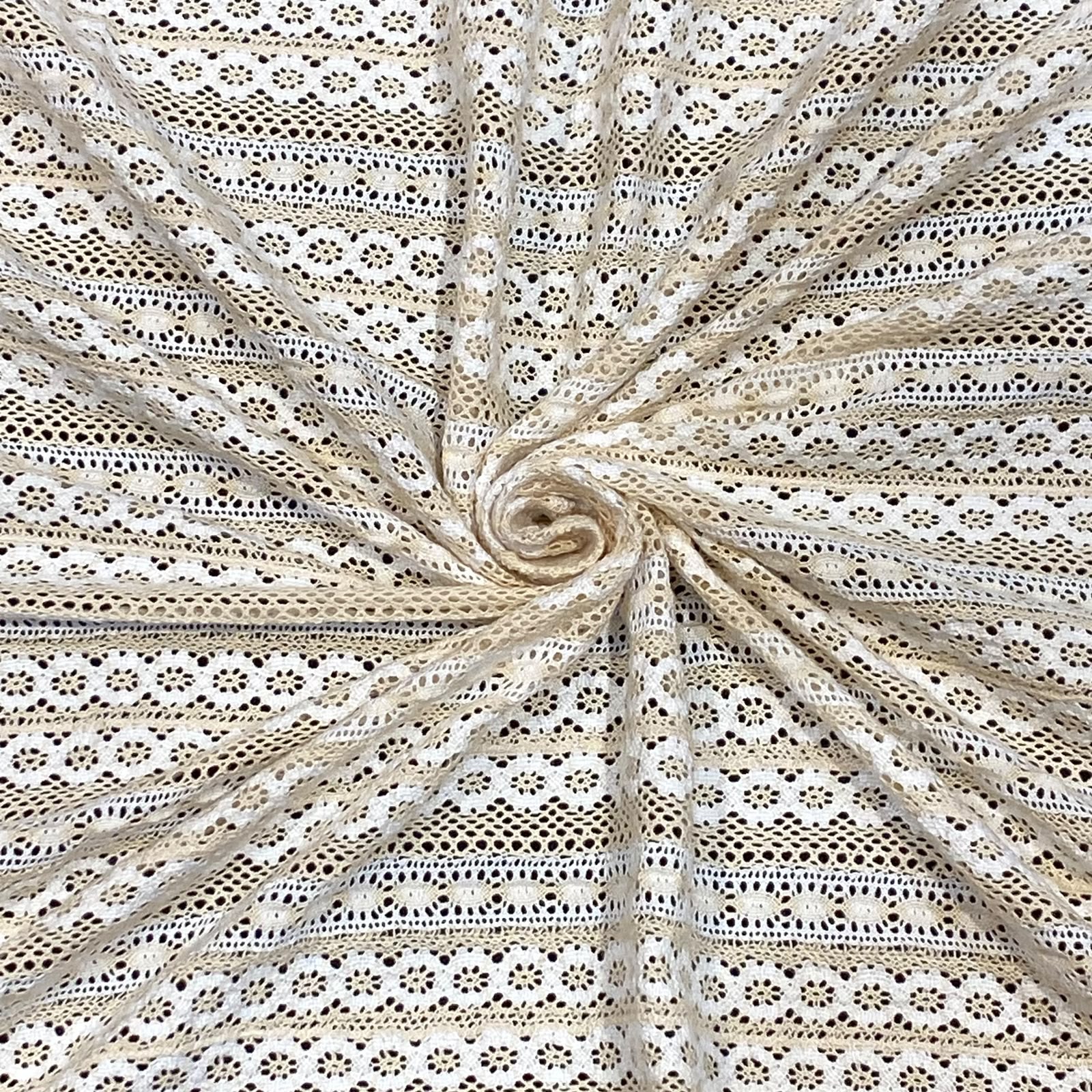 Knitted Texture Pattern Crochet Fabric
