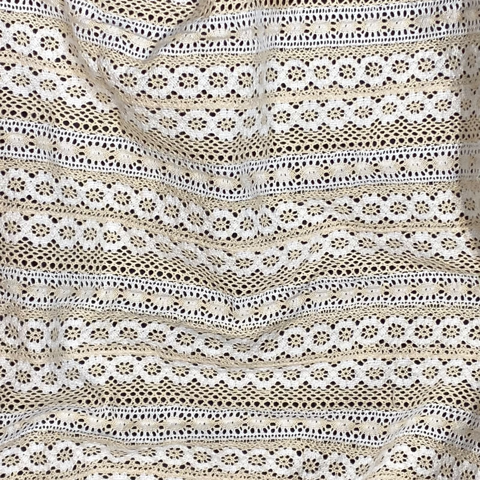 Knitted Texture Pattern Crochet Fabric