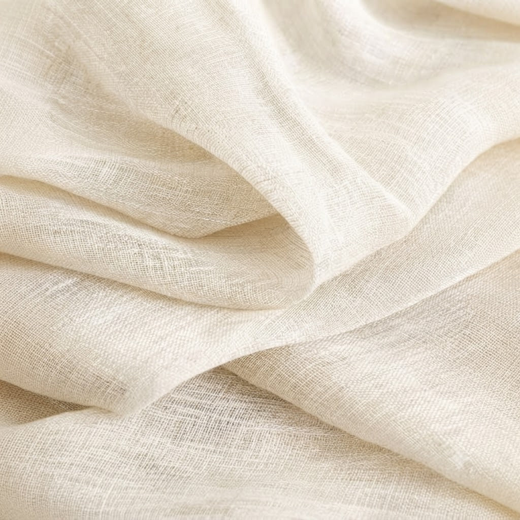 Natural Plain Cambric - Airjet - 10 Meters